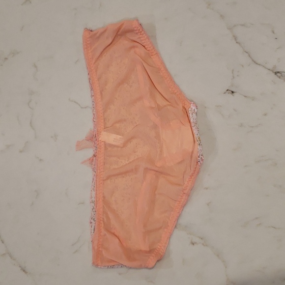 Floral Mesh Panty Low Rise Underwear Womens Size Large - Picture 3 of 9